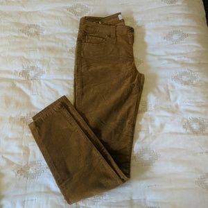 Mustard corduroy pants